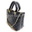 Borsa da donna in vera pelle CAMILLA SMALL, colore BLU, CHIAROSCURO, Made in Italy