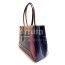 Borsa donna in vera pelle CHIAROSCURO. mod. HANA, base nero, colore MULTICOLORE Made in Italy