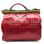 Borsa donna in vera pelle CHIAROSCURO mod. TARO colore ROSSO Made in Italy