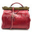 Borsa donna in vera pelle CHIAROSCURO mod. TARO colore ROSSO Made in Italy