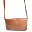 Borsa donna in vera pelle CHIAROSCURO mod. MILVIA, colore MIELE, Made in Italy