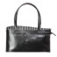 Borsa donna in vera pelle CHIAROSCURO mod. RENEE, colore NERO, Made in Italy.