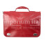 офисный мужской портфель/деловая сумка из кожи CHIAROSCURO мод. GIORGIO, цвет КРАСНЫЙ, Made in Italy.