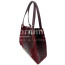 CORINNE: borsa donna a spalla, semirigida, pelle morbida, colore: BORDEAUX, Made in Italy