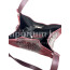 CORINNE: borsa donna a spalla, semirigida, pelle morbida, colore: BORDEAUX, Made in Italy