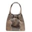 CORINNE: borsa donna a spalla, semirigida, pelle morbida, colore: TAUPE, Made in Italy