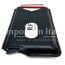 Portafoglio in vera pelle e porta carte di credito in alluminio, da uomo LAVAL con BLOCCO RFID, colore NERO, CHIAROSCURO