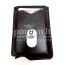 Portafoglio in vera pelle e porta carte di credito in alluminio, da uomo LAVAL con BLOCCO RFID, colore TESTA MORO, CHIAROSCURO. (Portafoglio)