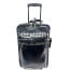 Trolley in vera pelle CHIAROSCURO mod. TICINO colore NERO Made in Italy - P000410