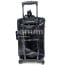 Trolley in vera pelle CHIAROSCURO mod. TICINO colore NERO Made in Italy - P000410