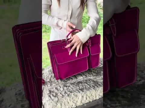 Borsa per il Trucco a Doppio Strato Impermeabile, Chiusura Lampo in Lega con Impugnatura Durevole Organizzatore Essenziale per la Casa e i Viaggi (BROWN